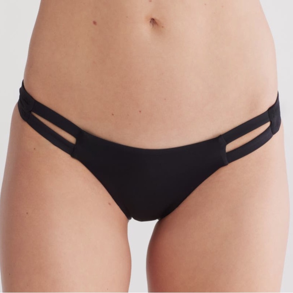 NWT Vitamin A black NEUTRA hipster bikini bottoms XXL new in bag with tag